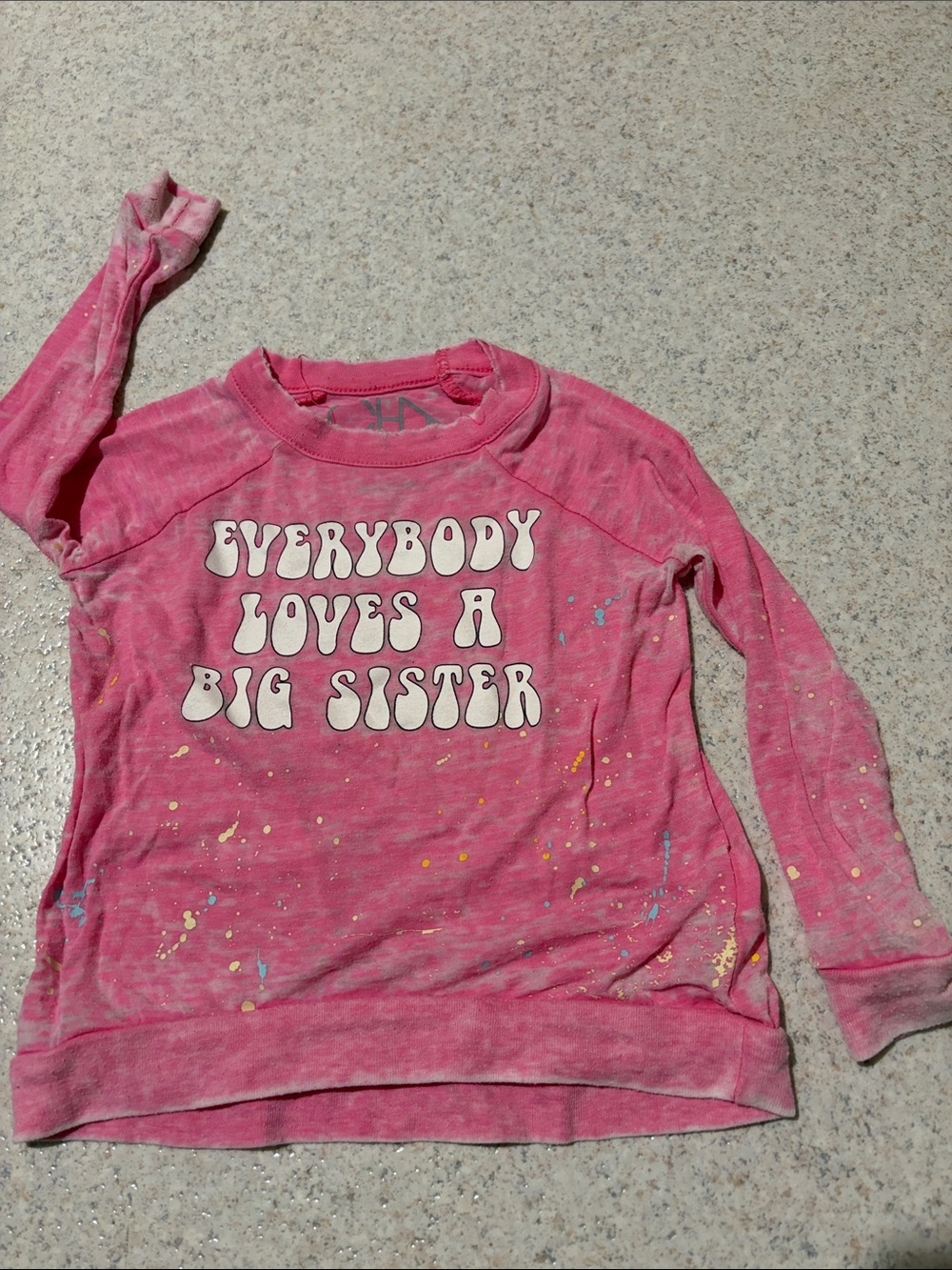 Chaser Pink 'Everybody Loves a Big Sister' Long Sleeve Top
